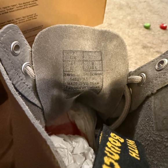 Dr Martens 1460 Pascal Grey New Boots - Picture 6 of 6
